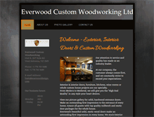 Tablet Screenshot of everwooddesign.com
